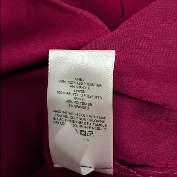 Express Magenta Satin Bodysuit NWOT - Picture 6 of 6